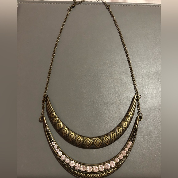 Copper Layered Necklace - Picture 1 of 2